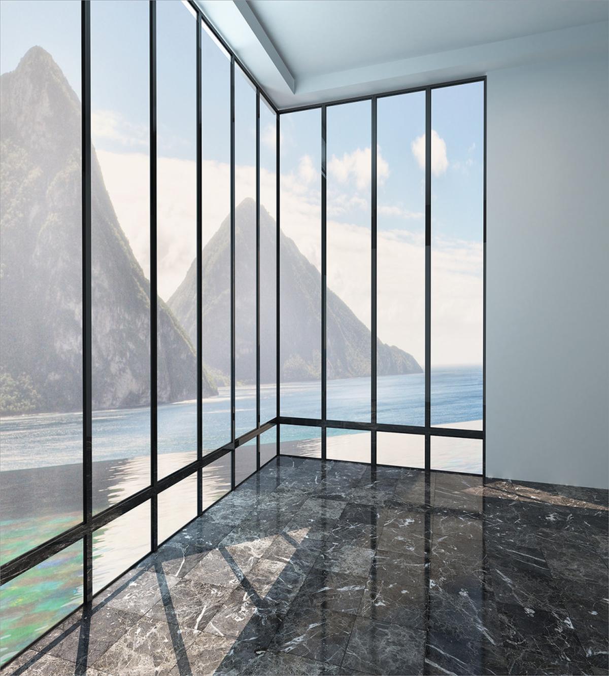 Mountain Ocean Scenery — Pattern