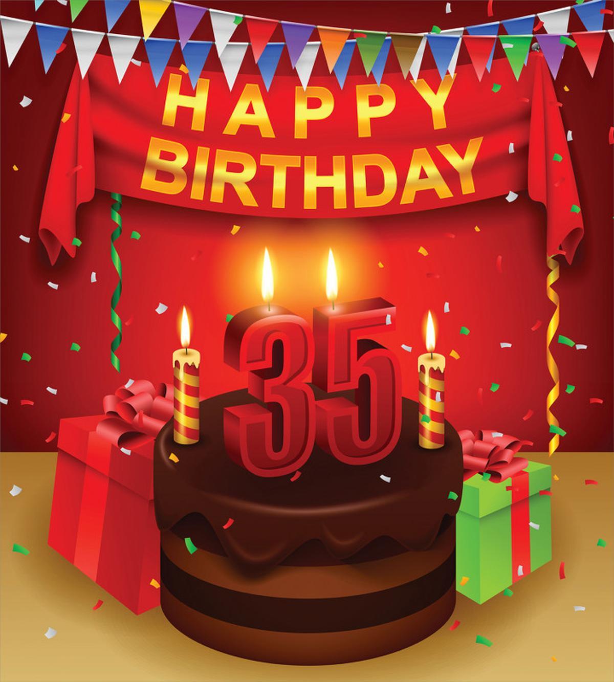 35th Birthday Party — Pattern