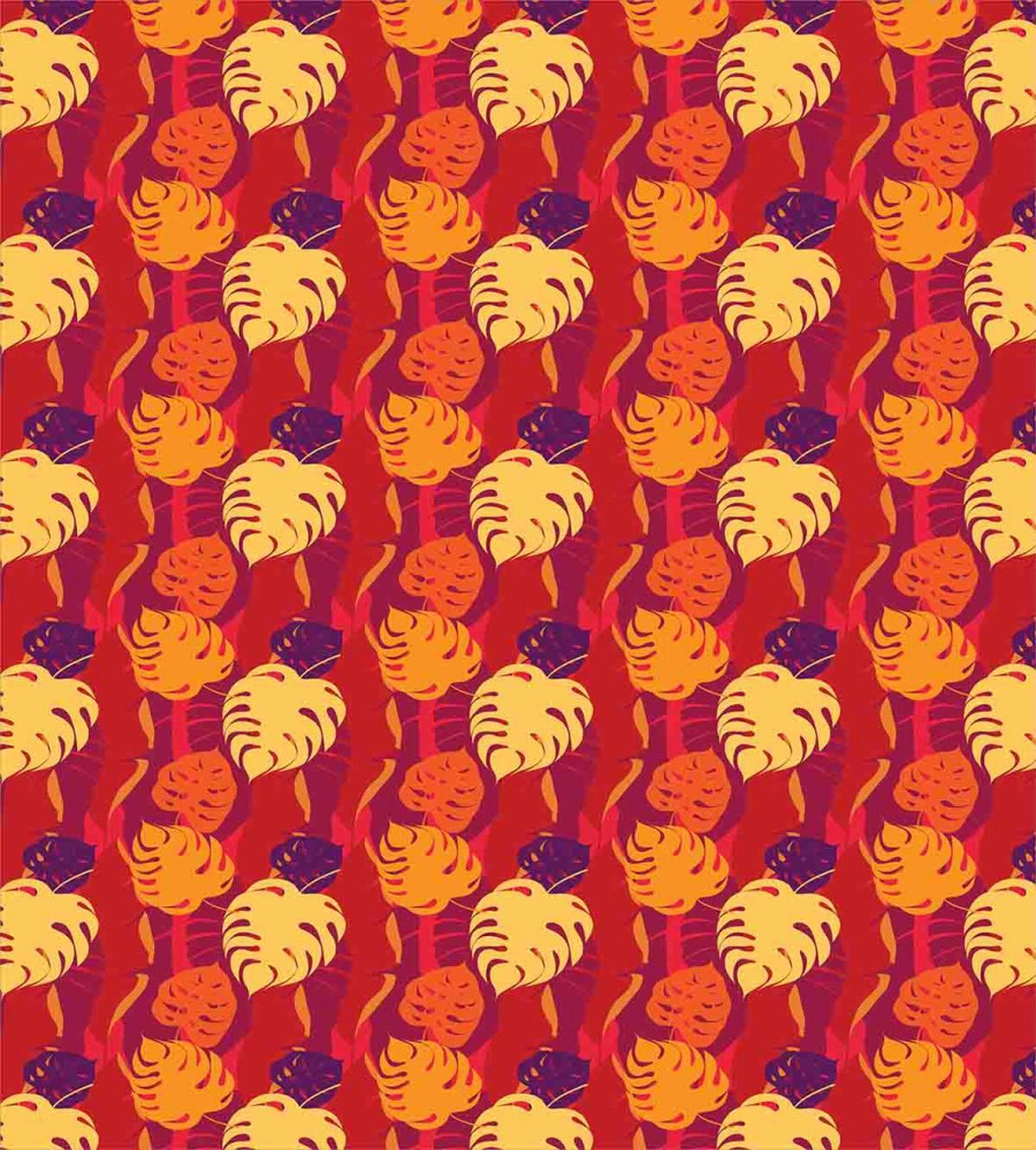 Hawaii Foliage Silhouettes — Pattern