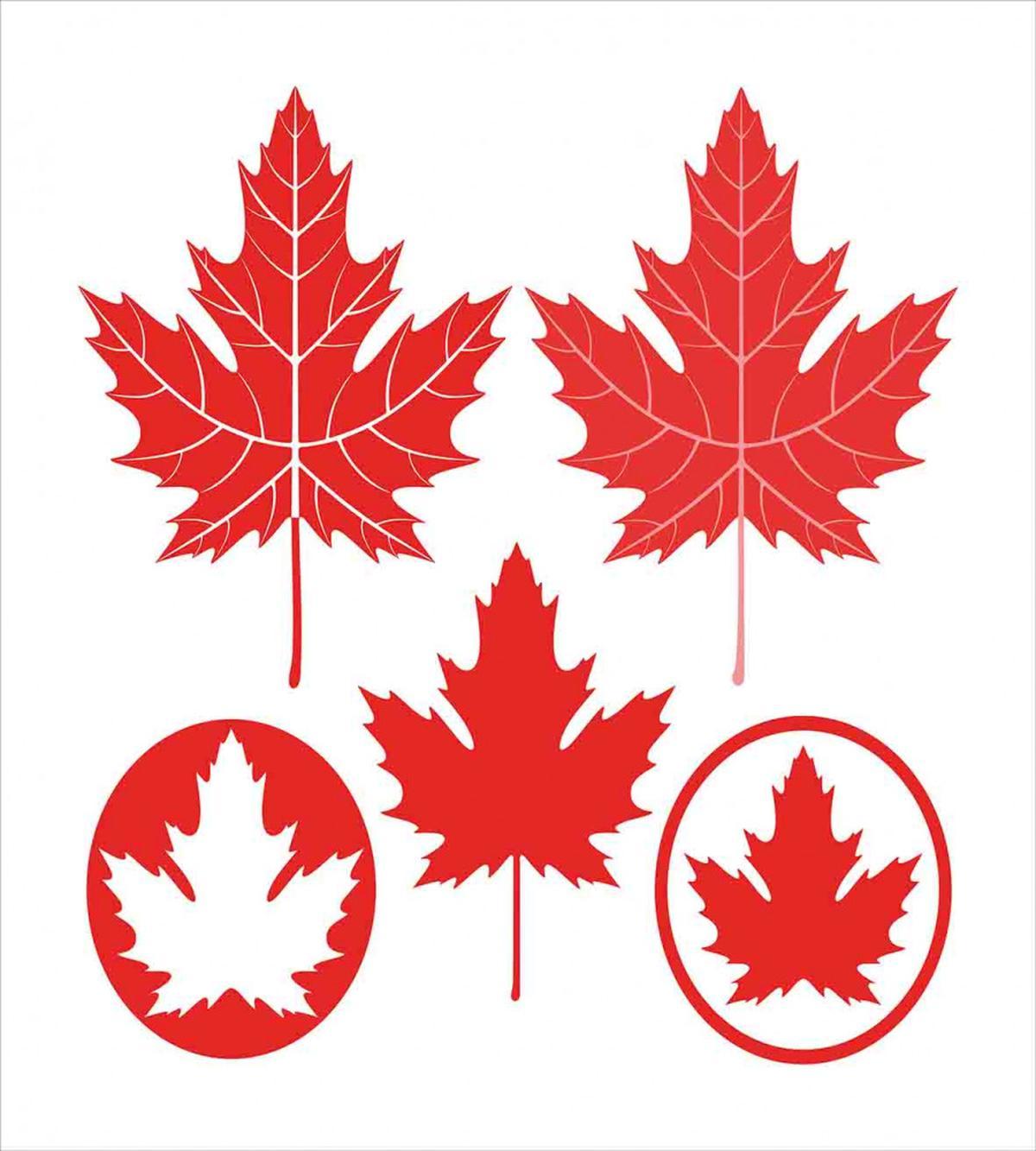 Canadian Flag Motifs — Pattern