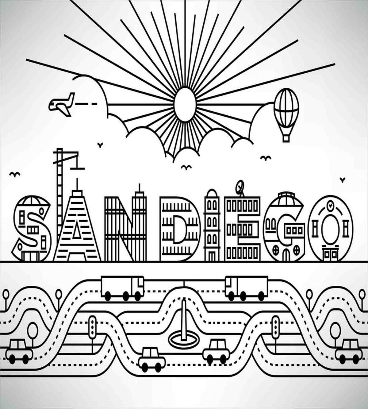 City Typography Letters — Pattern
