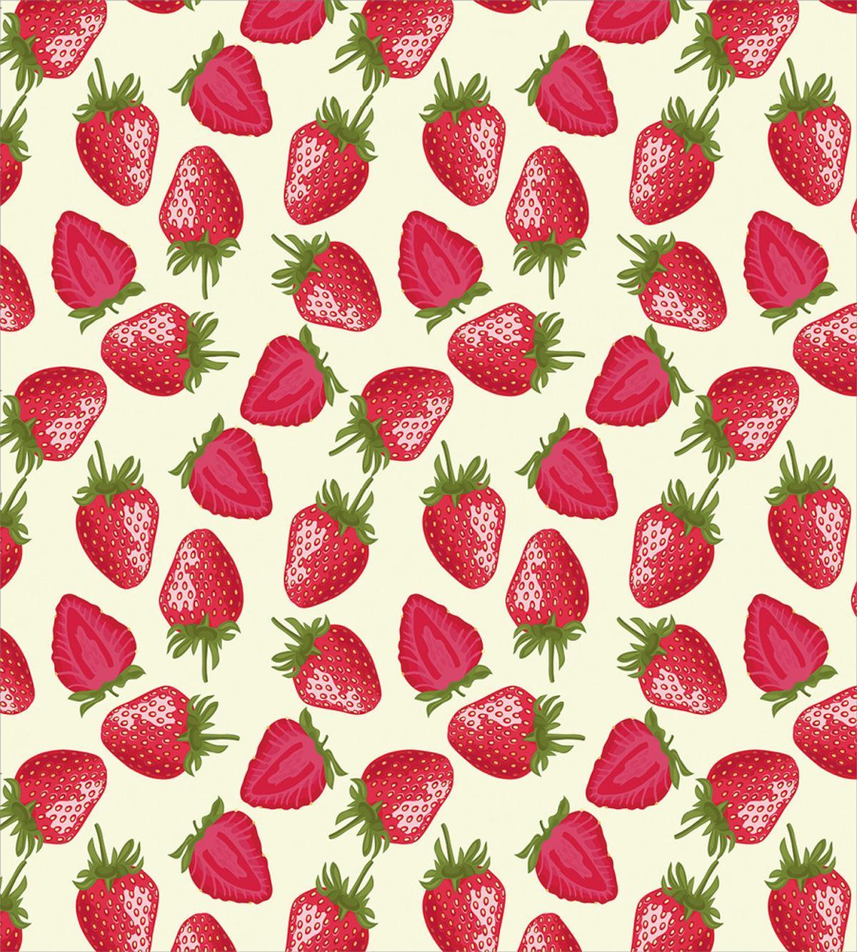 Strawberries Vivid Food — Pattern