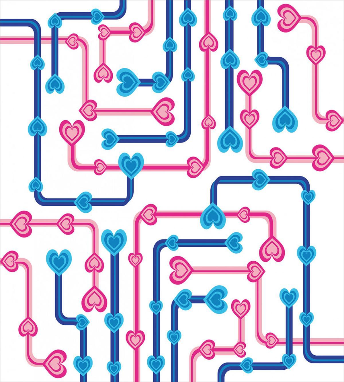 Funky Love Valentines — Pattern