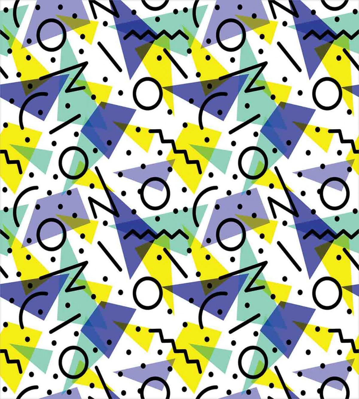 Geometric Retro Theme — Pattern