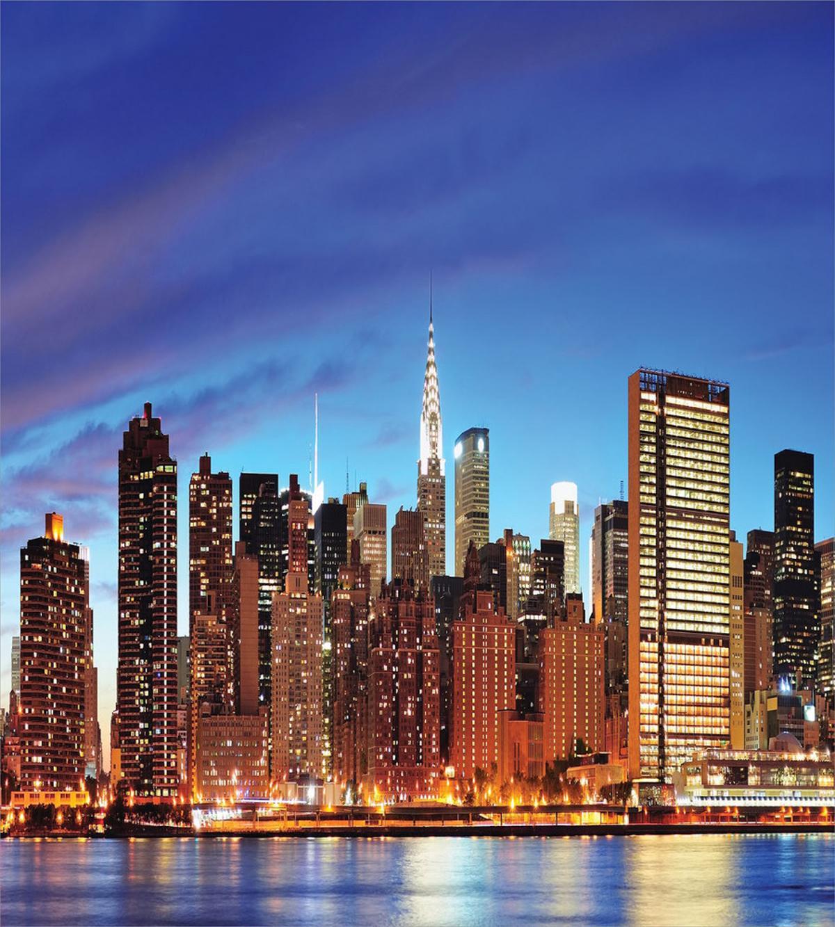 Manhattan Town Panorama — Pattern