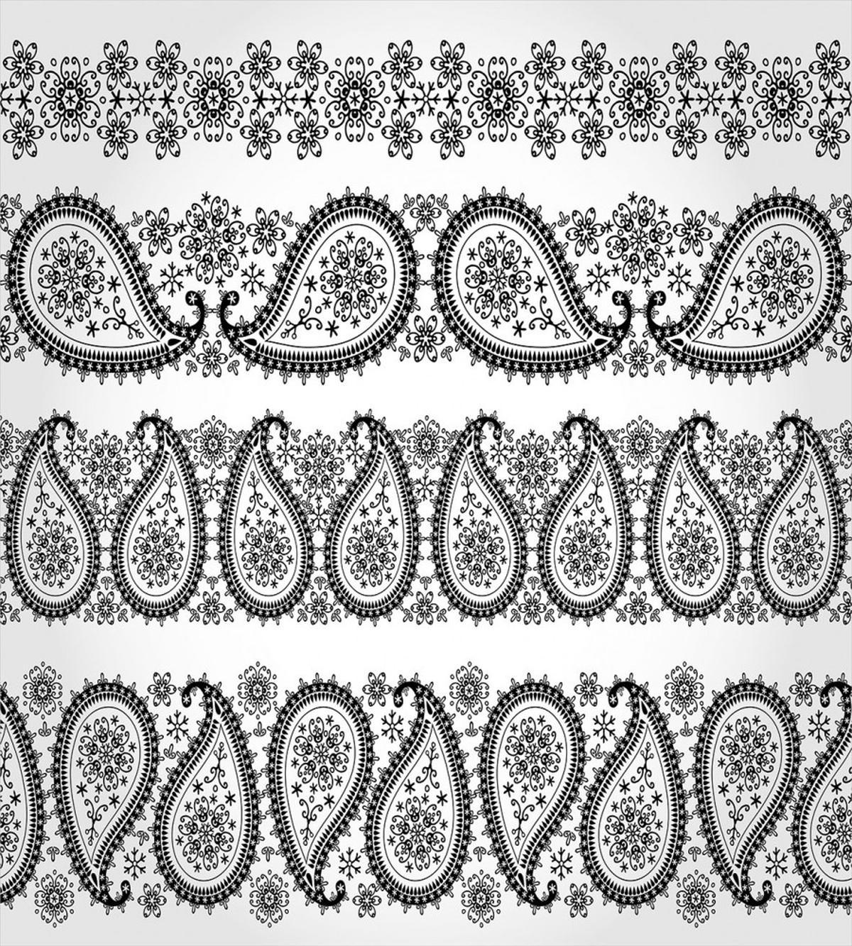 Winter Theme Flowers — Pattern
