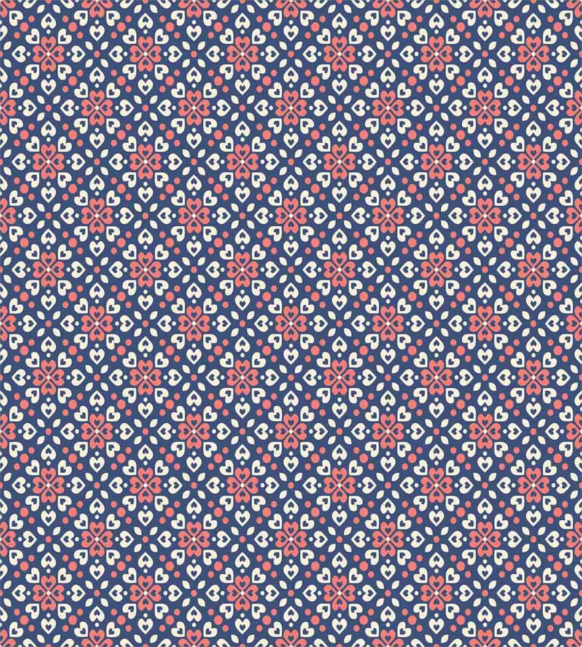 Floral Hearts Mosaic — Pattern