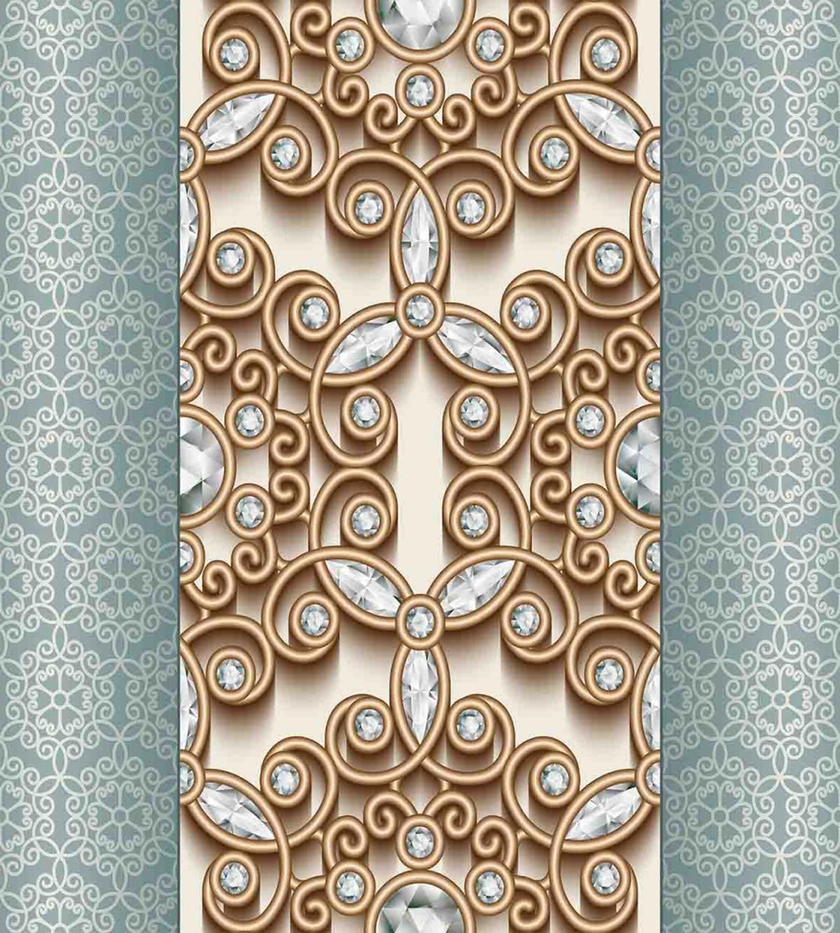Vintage Diamonds Retro — Pattern