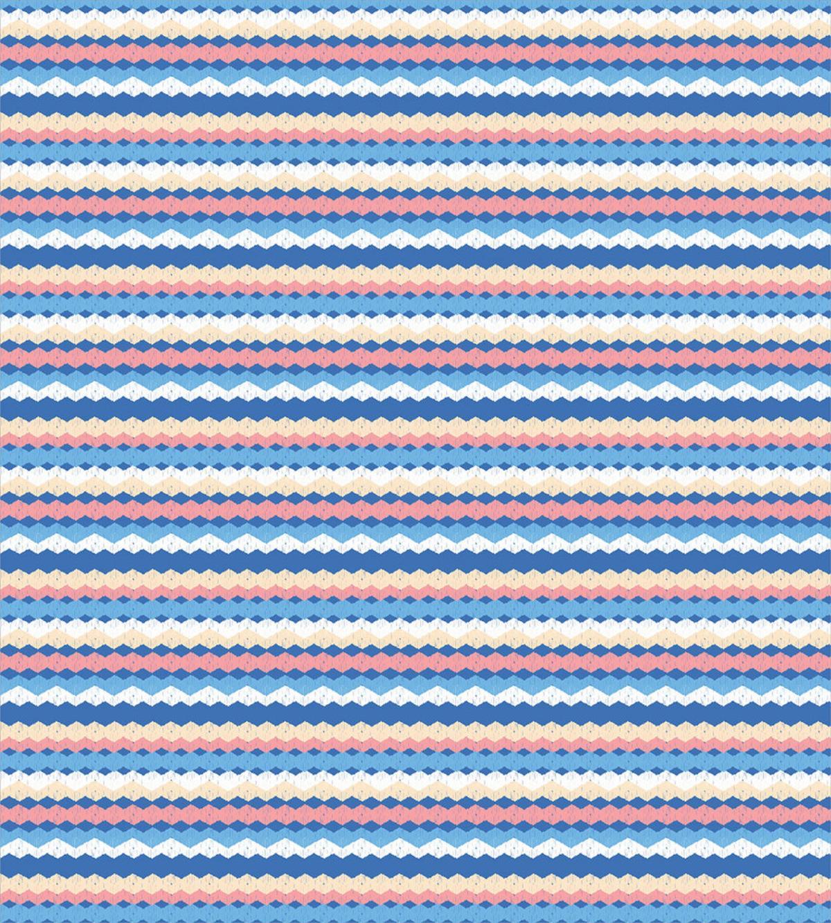 Grunge and Colorful Zigzags — Pattern