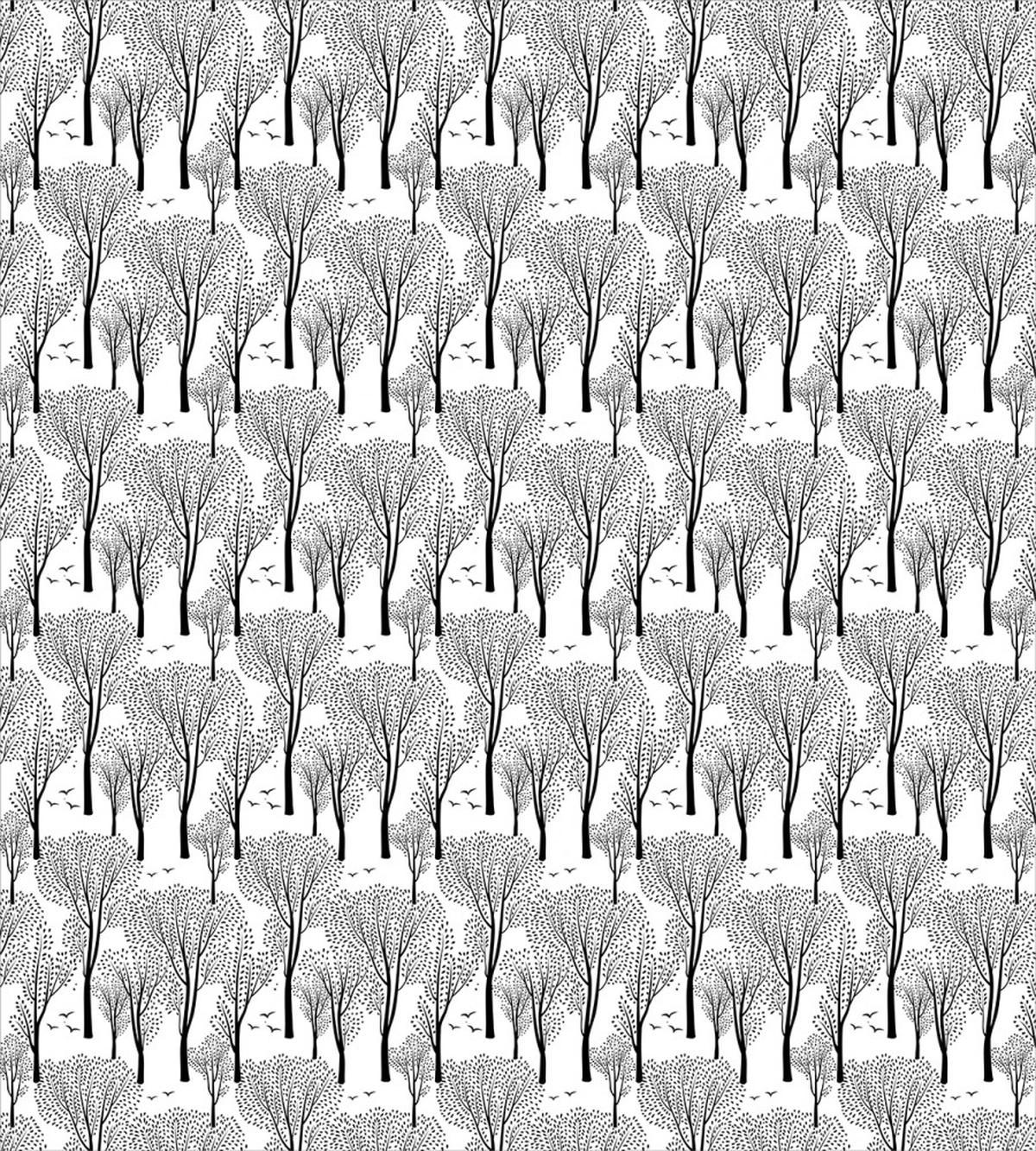 Abstract Forest Birds — Pattern