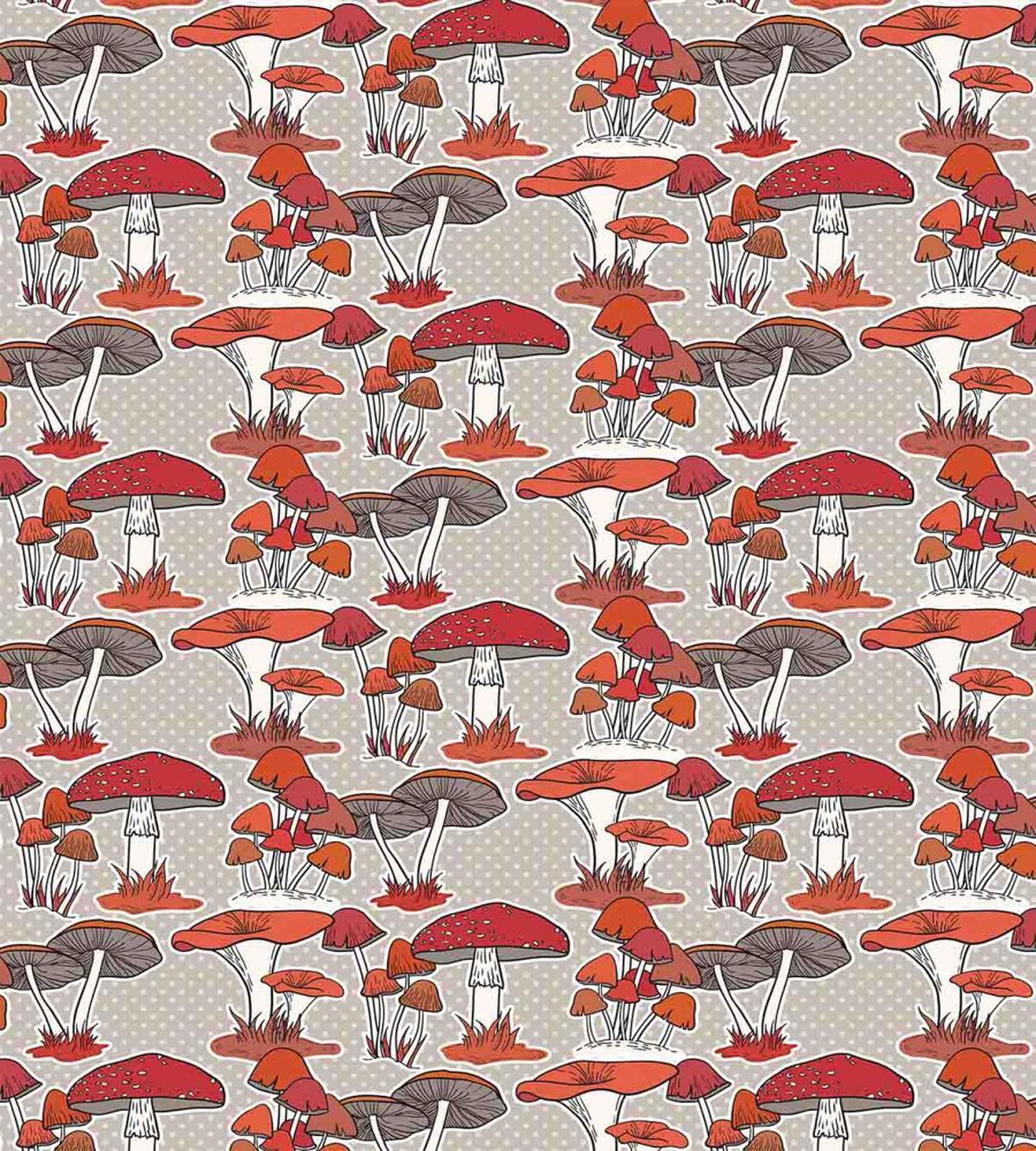 Jungle Fall Mushrooms — Pattern