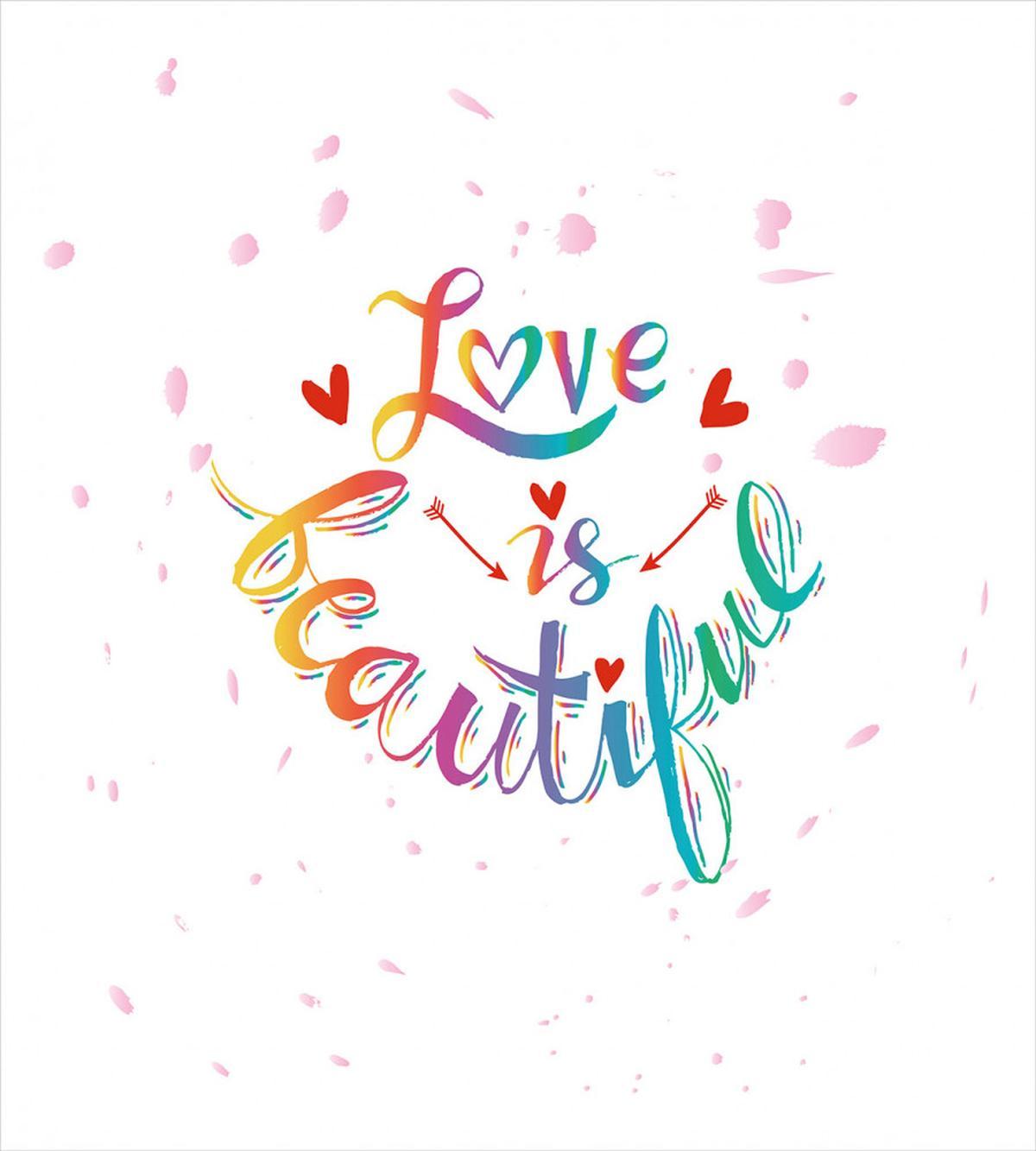 Love is Rainbow Art — Pattern