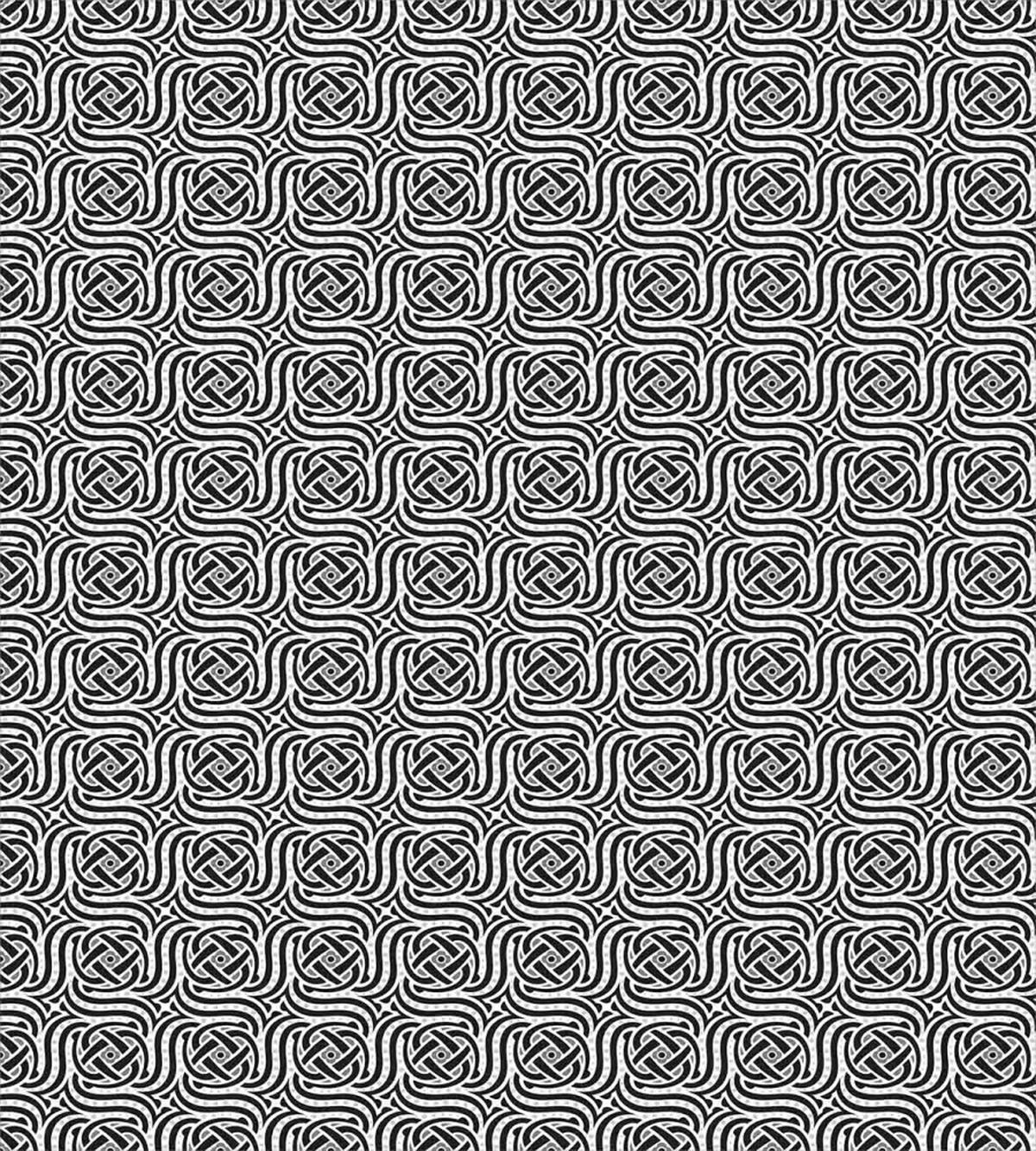 Greyscale Dots Lines — Pattern