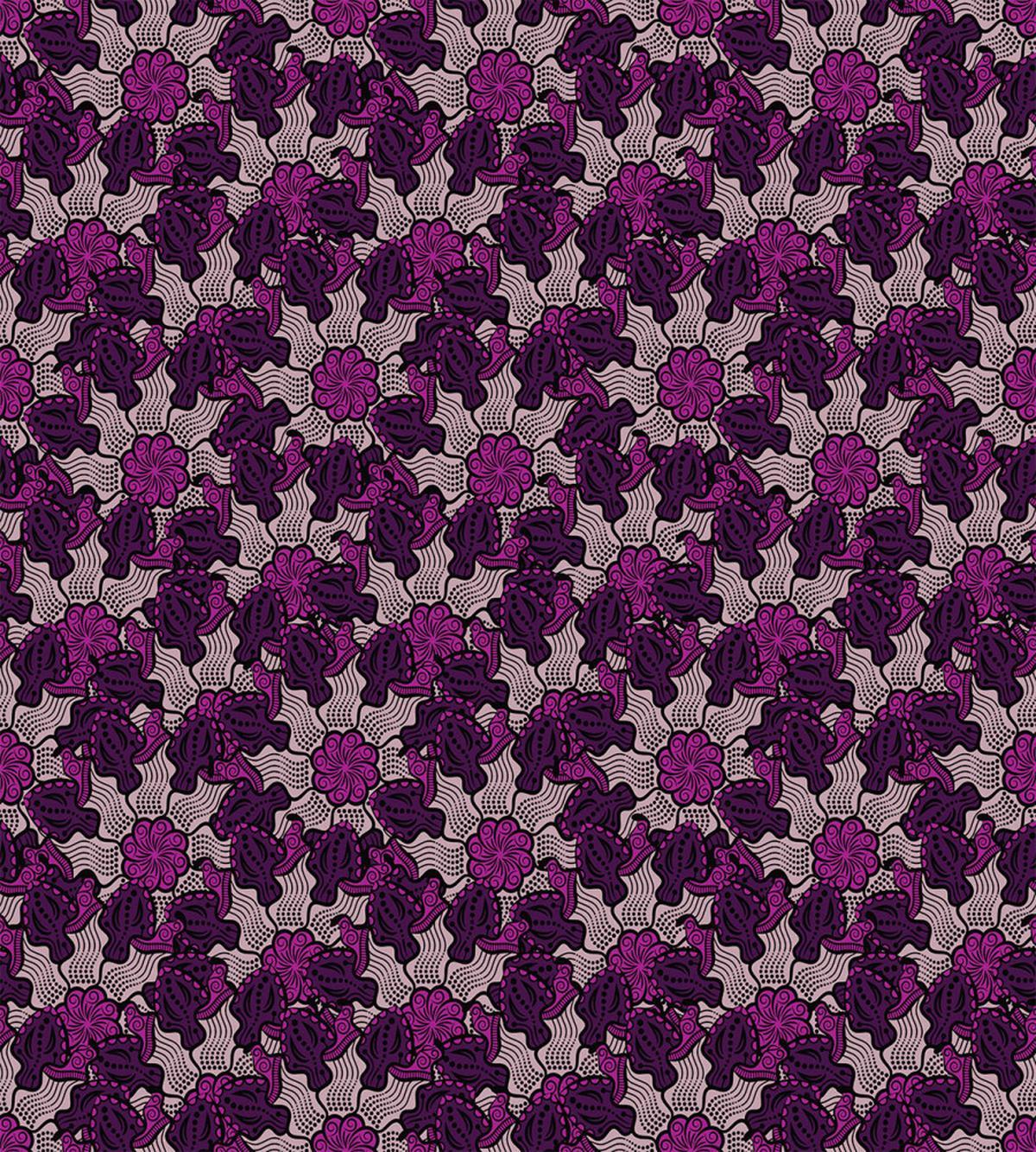 Foliage Leaves and Flowers — Pattern