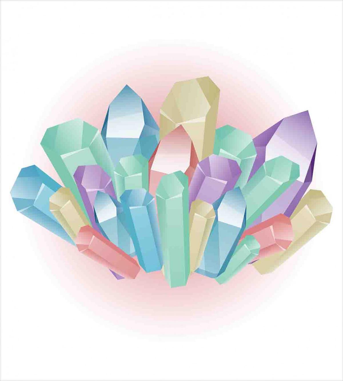 Natural Uncut Minerals — Pattern