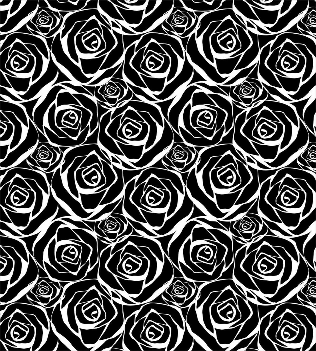 Abstract Art Rose Flowers — Pattern