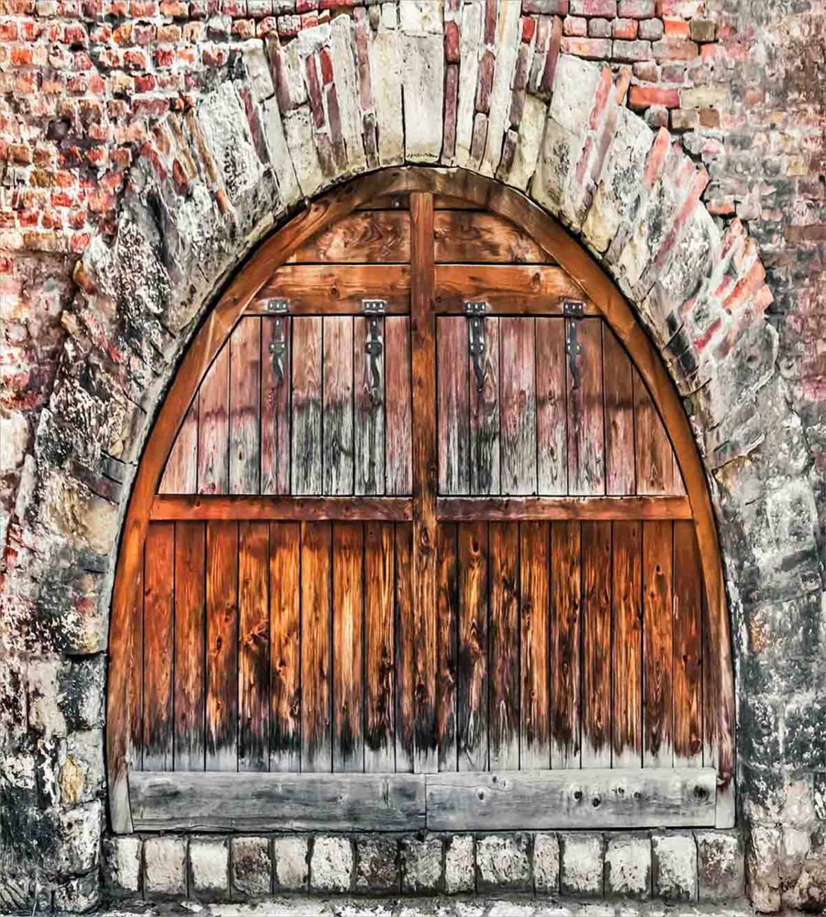 Brick Stone Oval Gate — Pattern