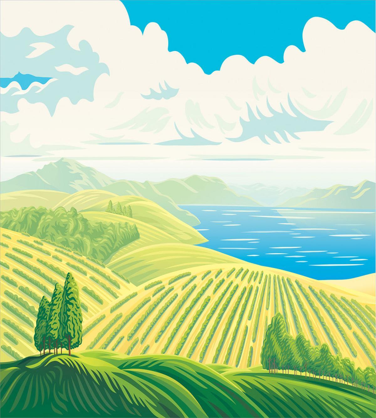 Idyllic Beauty Graphic — Pattern