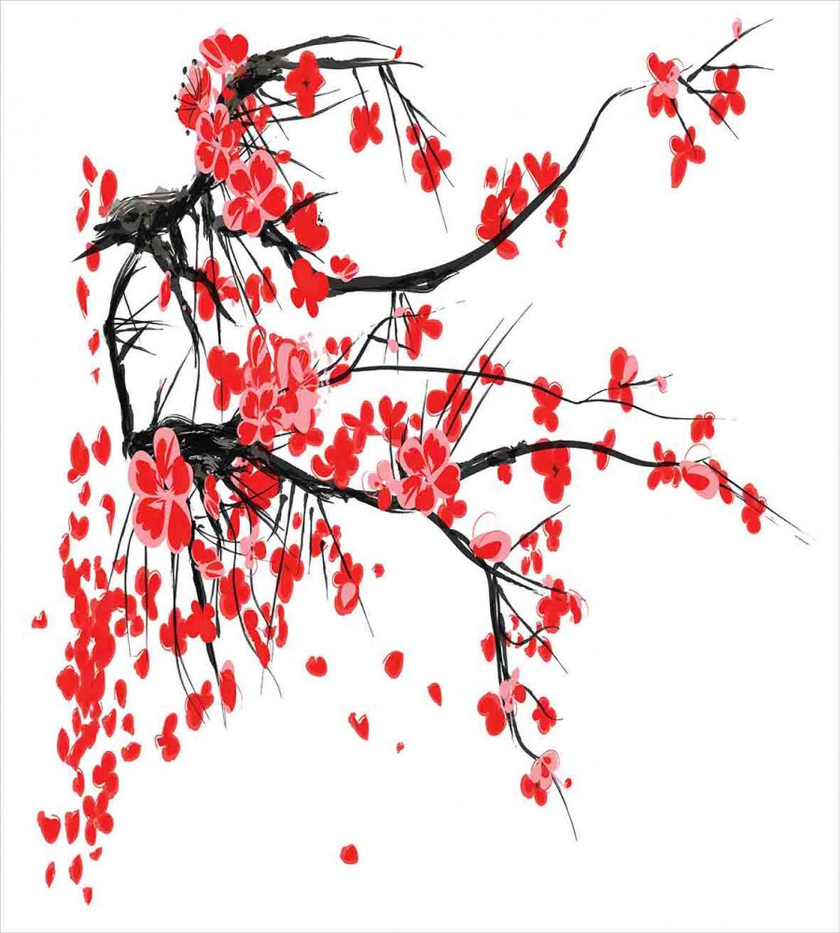 Japanese Spring Blooms — Pattern