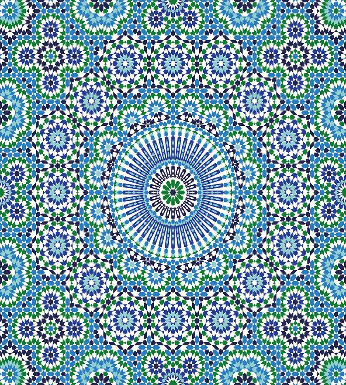 Eastern Floral Ornate Motif — Pattern