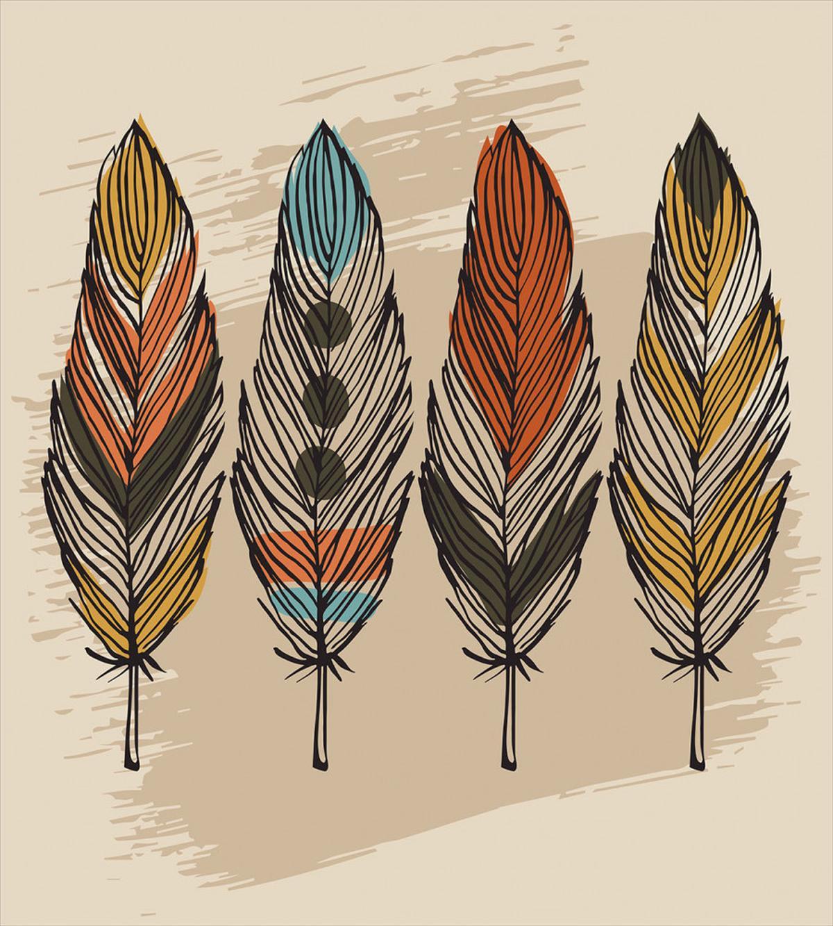 Hand Drawn Quills Native — Pattern