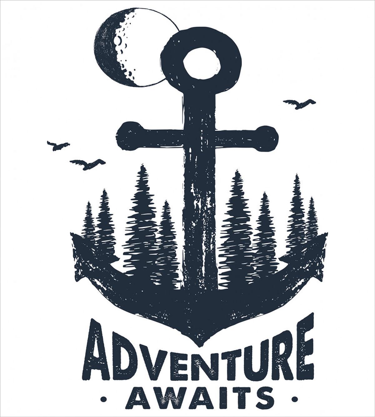 Anchor Hand Drawn Art — Pattern