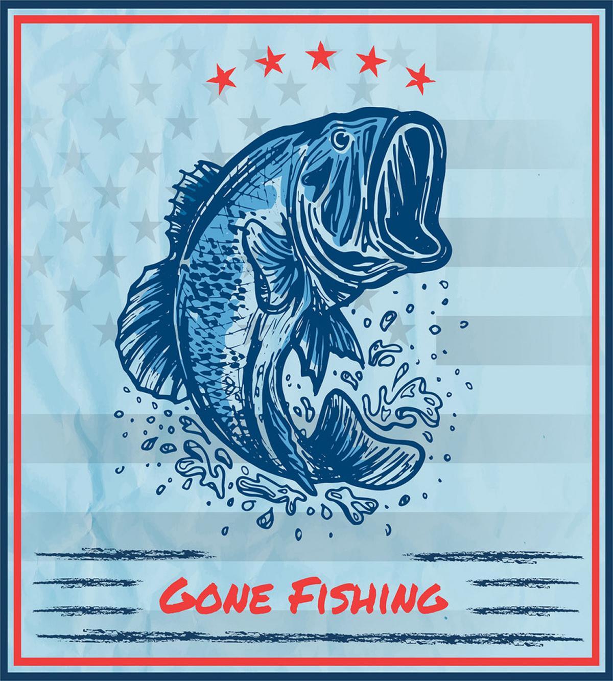 Vintage Trout Fish — Pattern