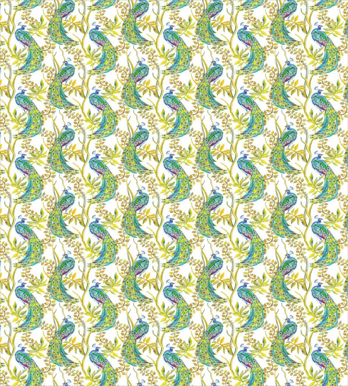 Vivid Birds on Branches — Pattern