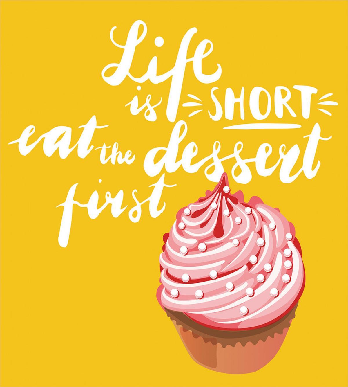 Cupcake Food Art — Pattern