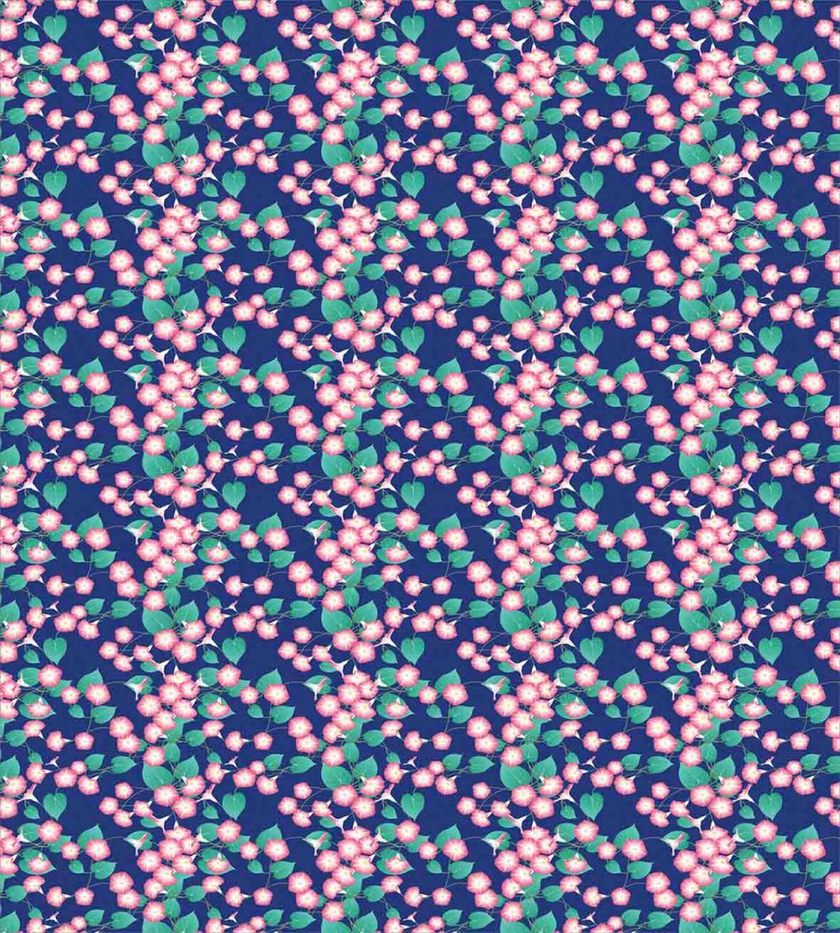 Pink Morning Glory Blossom — Pattern