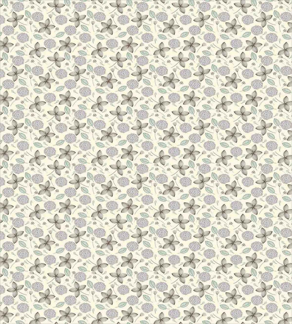 Flower Composition Lines — Pattern