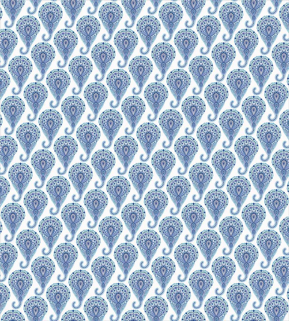 Oriental Paisley Raindrops — Pattern