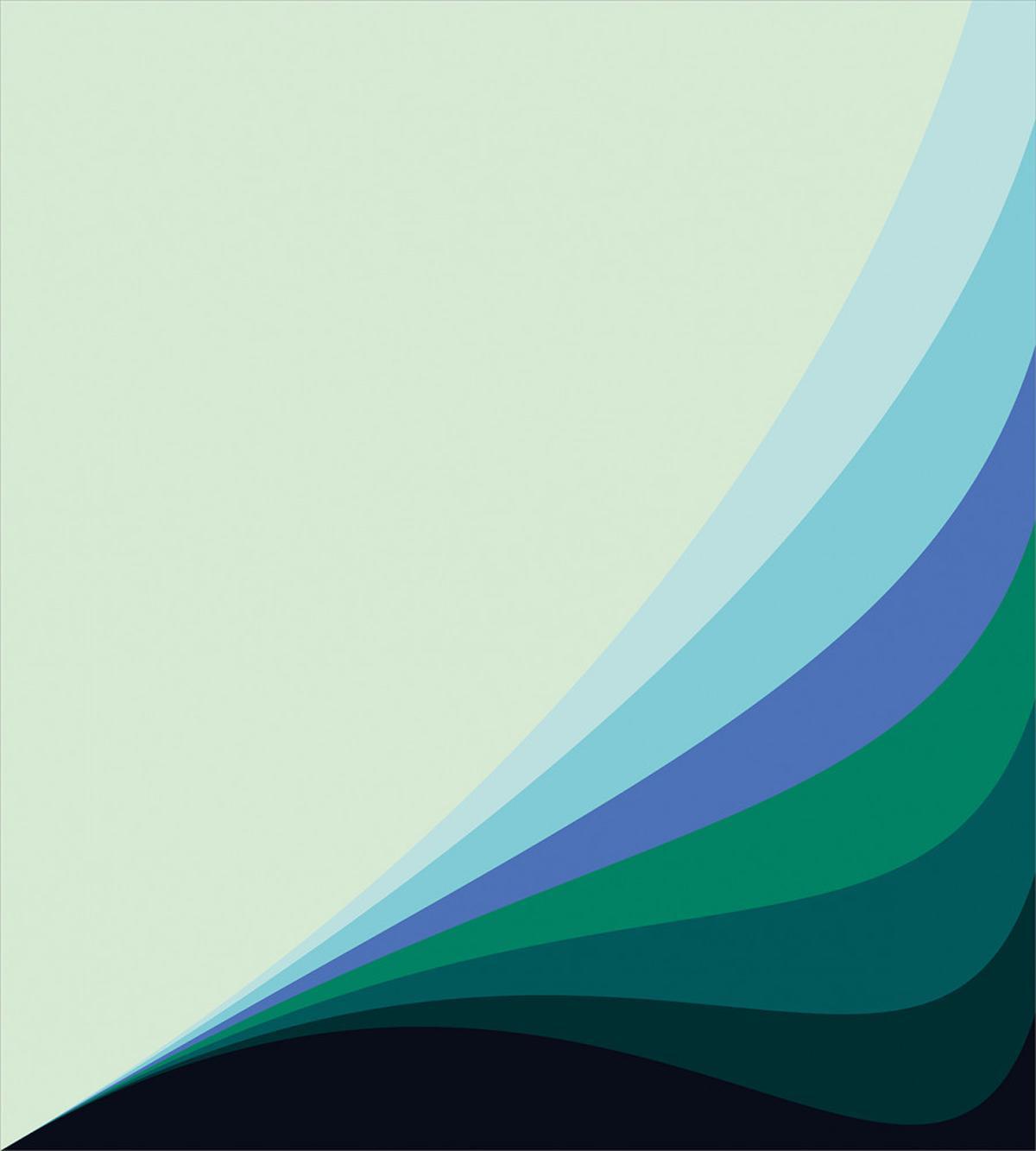 Wavy Lines Blue Shades — Pattern