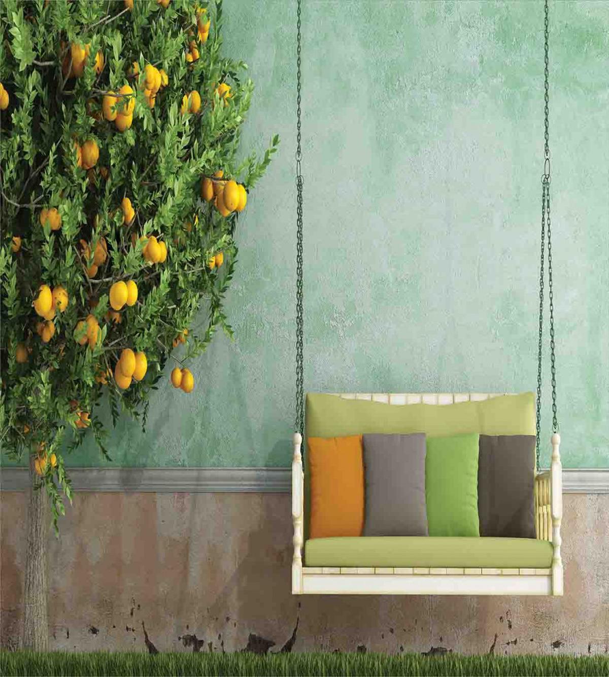 Wooden Swing in Garden — Pattern