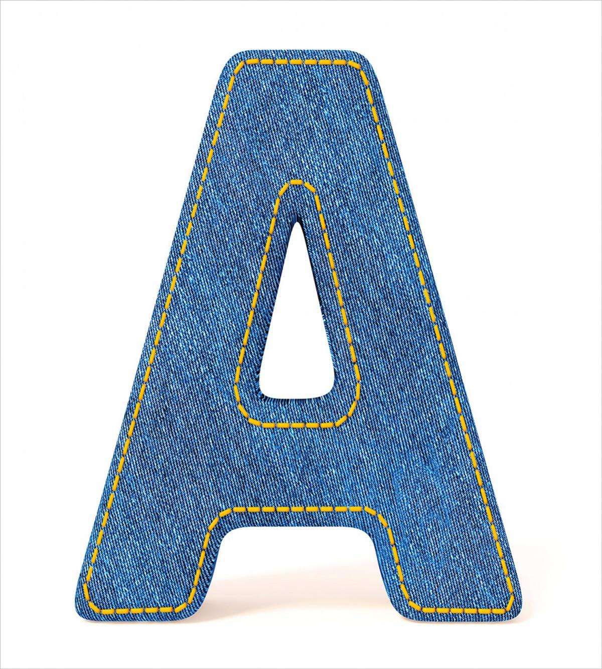 Blue Uppercase Jeans — Pattern