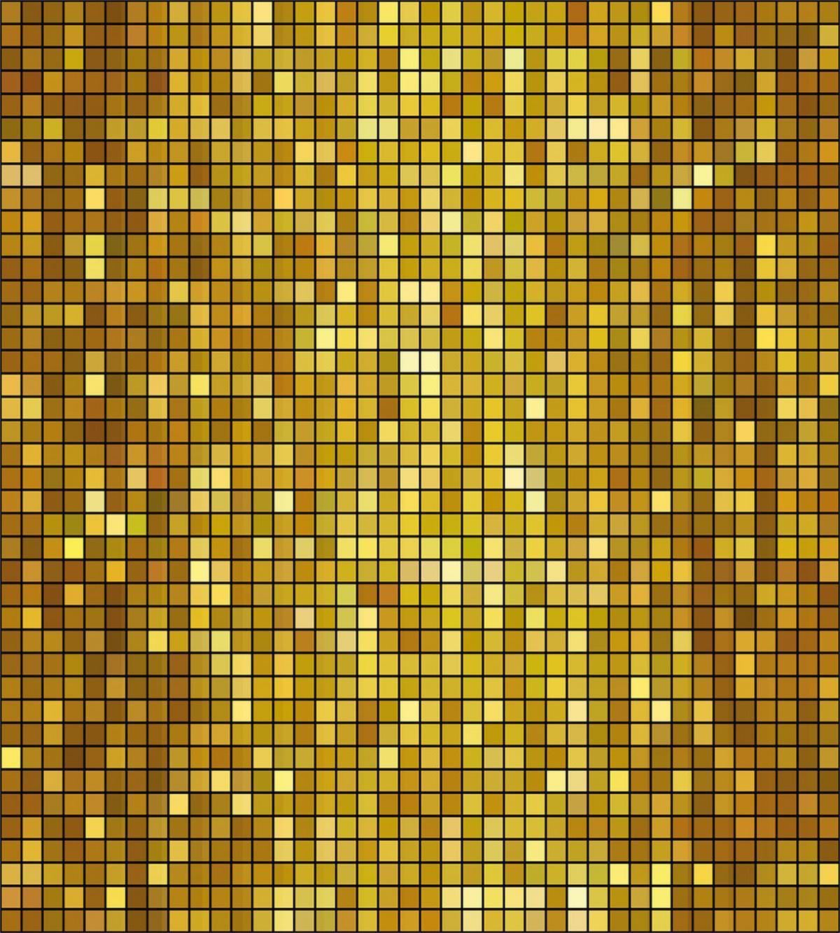 Ombre Mosaic Squares — Pattern