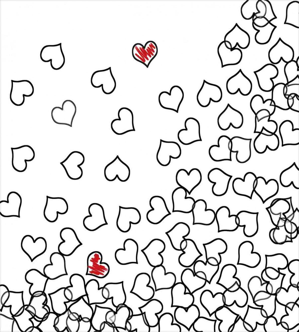 Wedding Heart Shape — Pattern