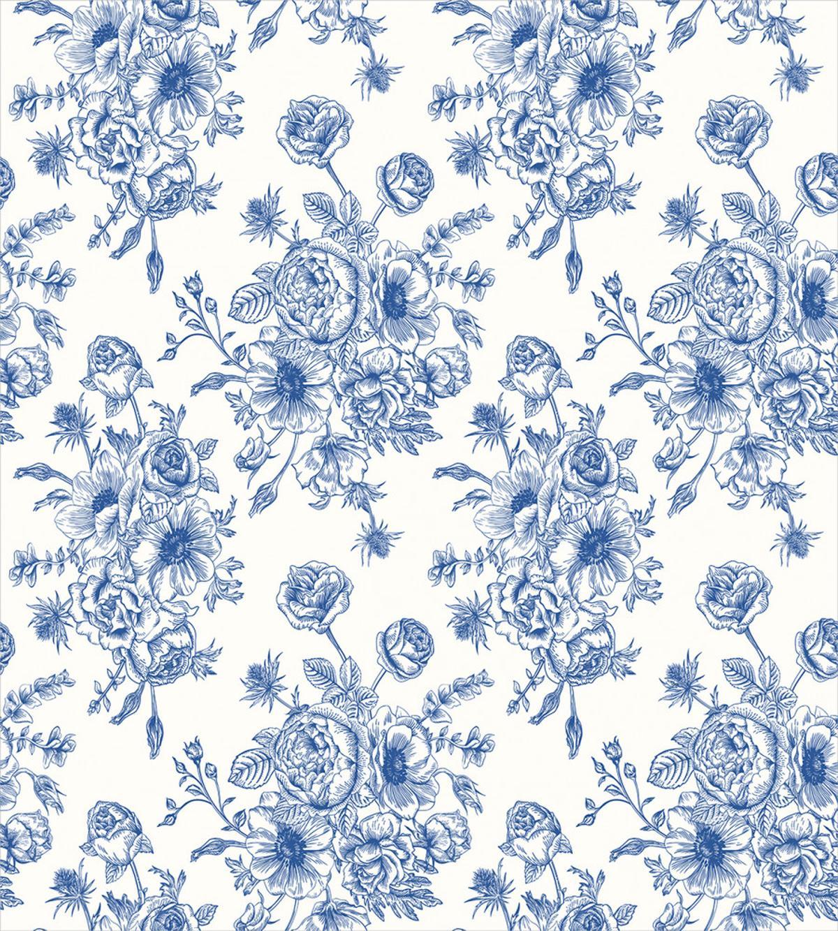 Blue Floral Corsage — Pattern