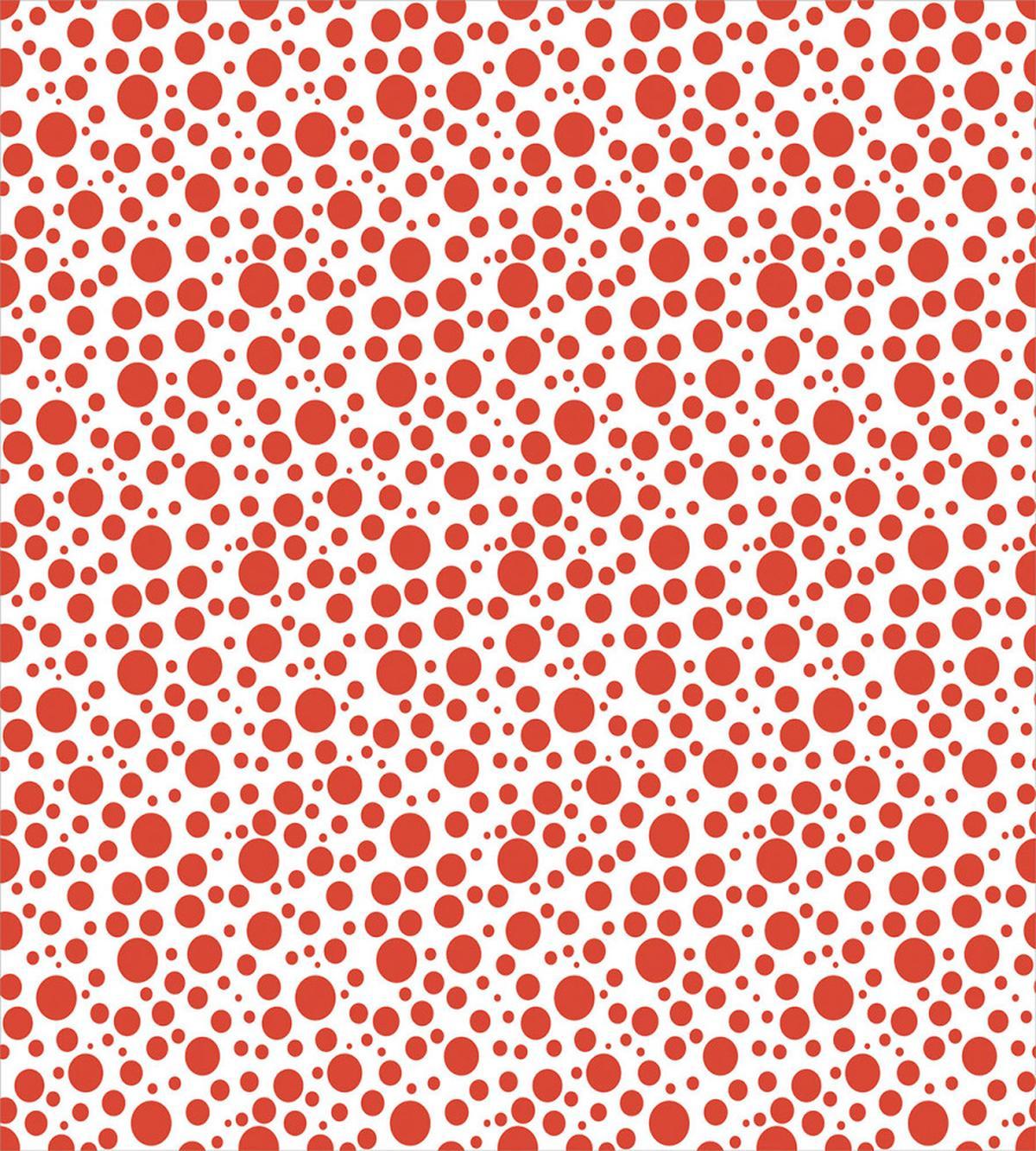 Polka Dots on White Back — Pattern
