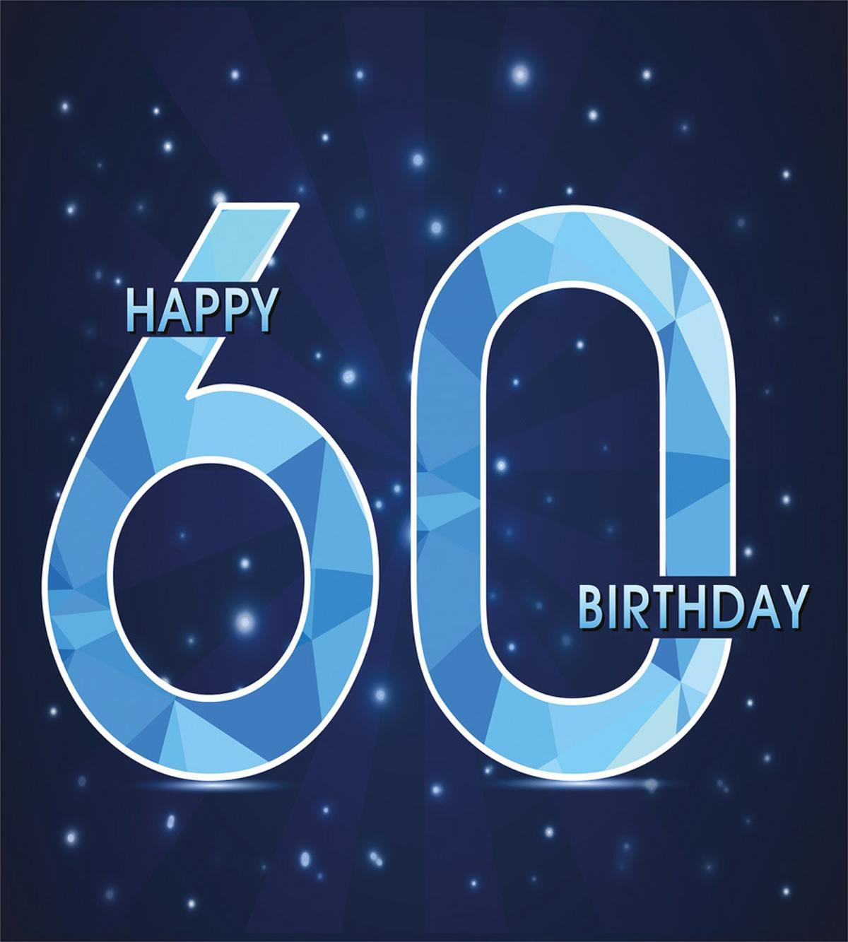 Birthday 60 Stars — Pattern