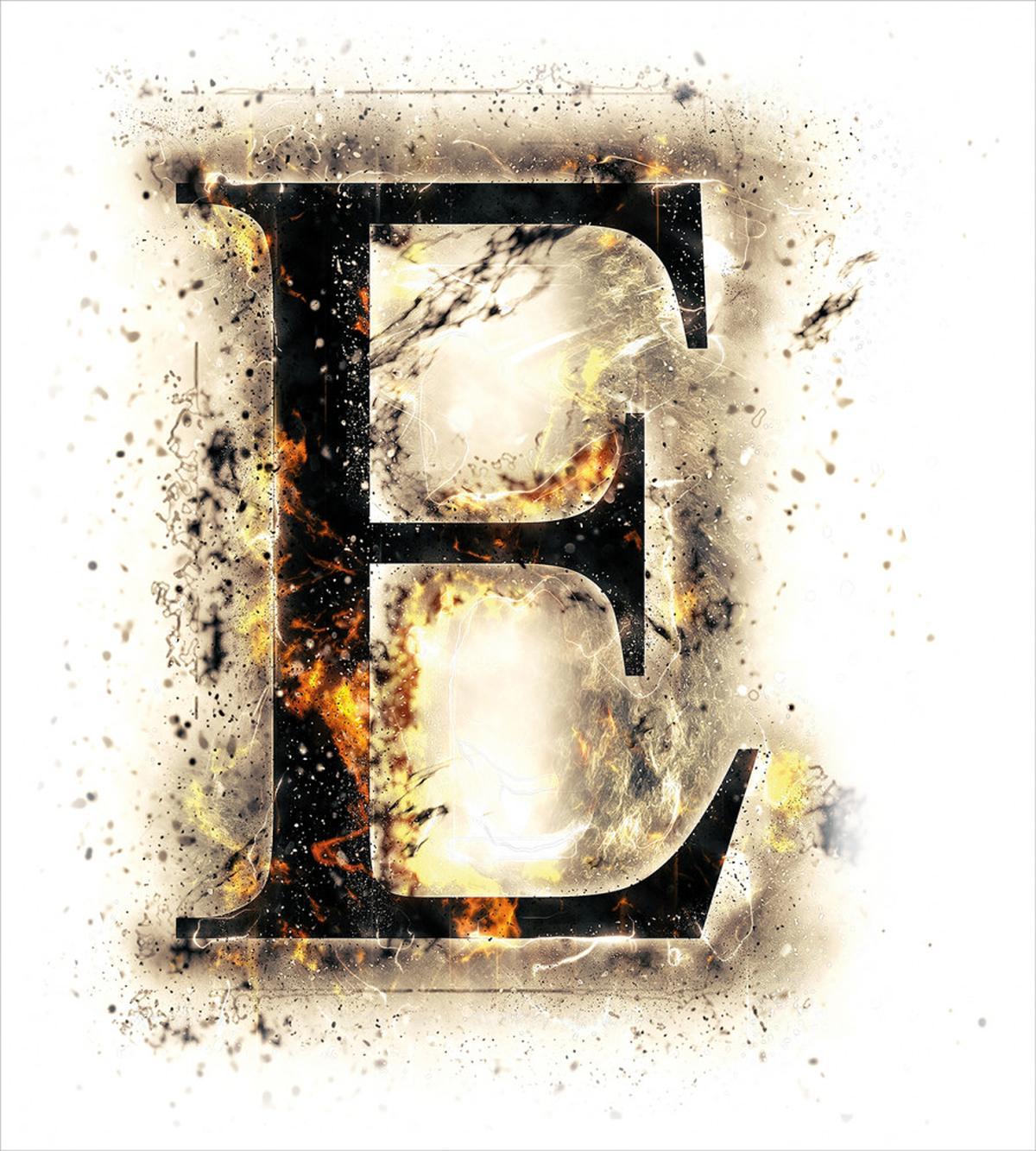 Blaze Hot Fire E Sign — Pattern