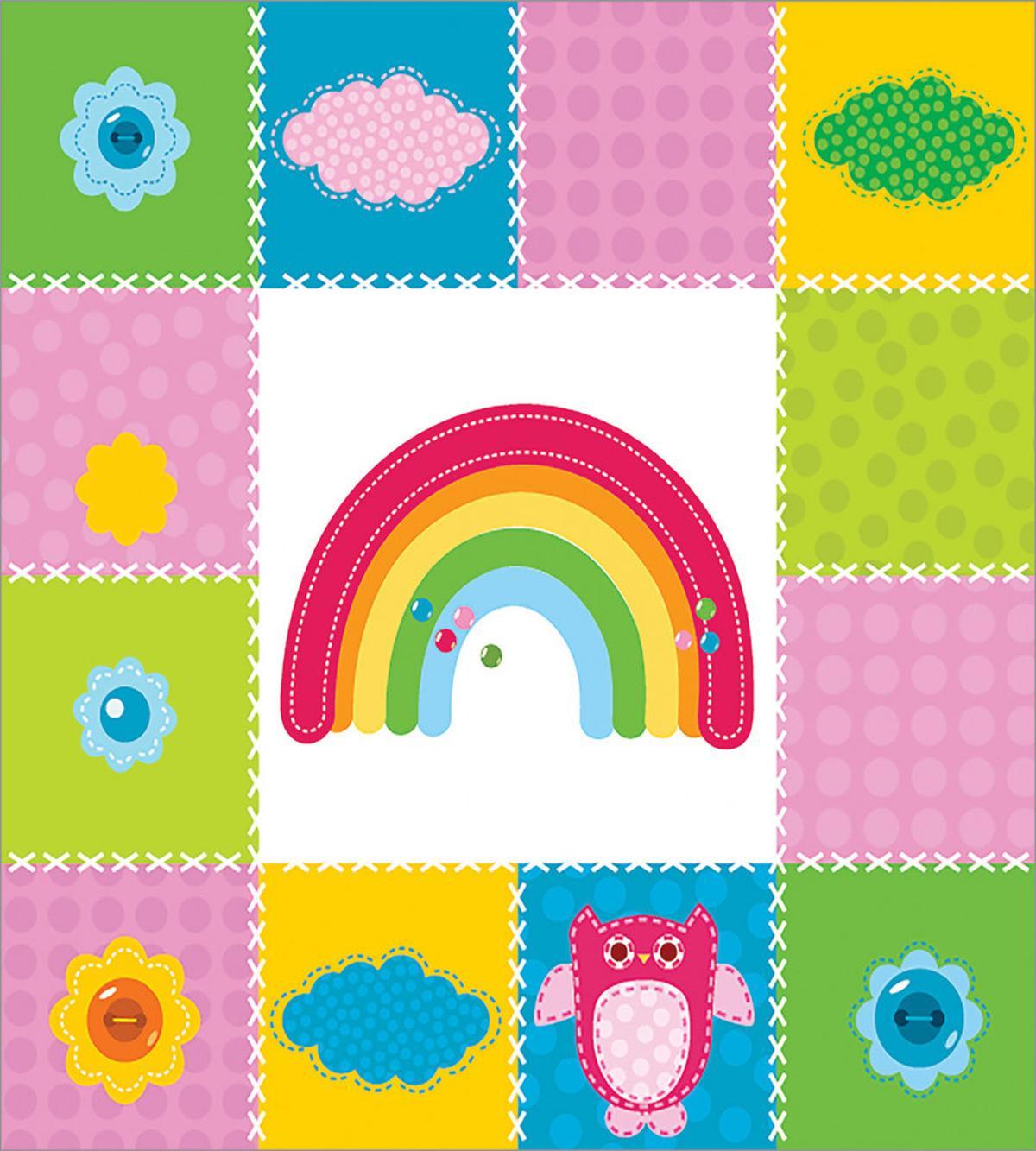 Squares Rainbow Nature — Pattern