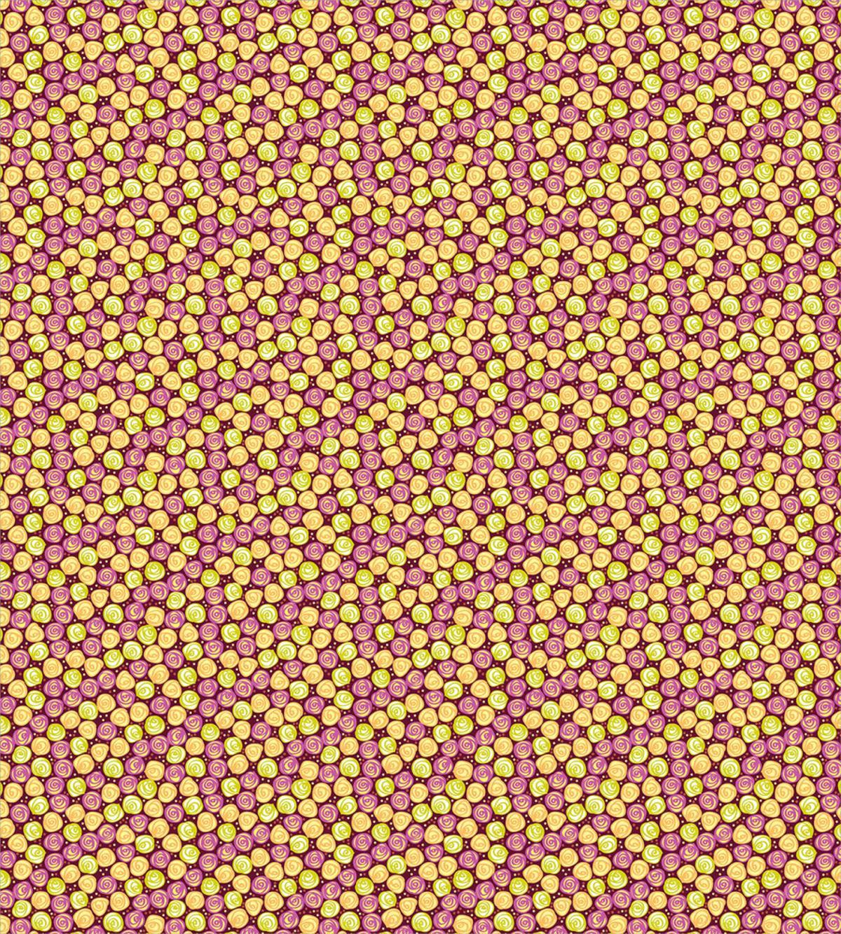 Abstract Roses and Dots Art — Pattern