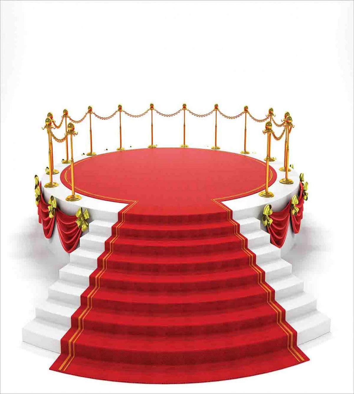 Round Stage with Stairs — Pattern