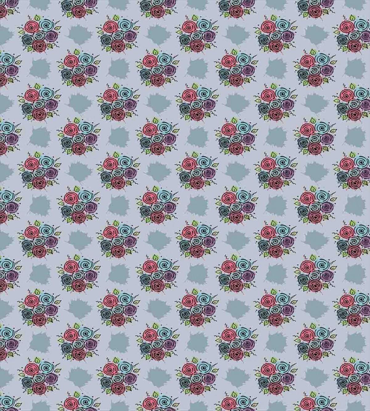 Abstract Bouquet of Flowers — Pattern