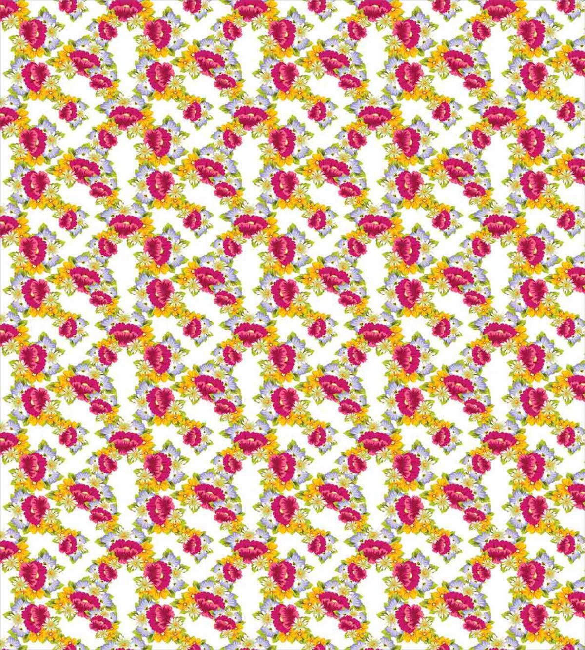 Lively Springtime Garden — Pattern
