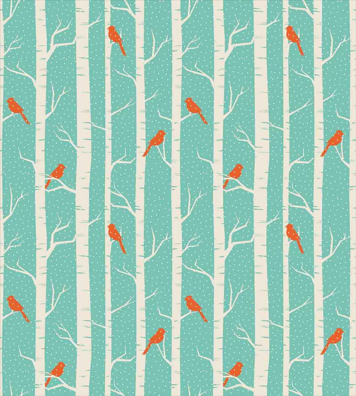Dotted Tree and Birds — Pattern