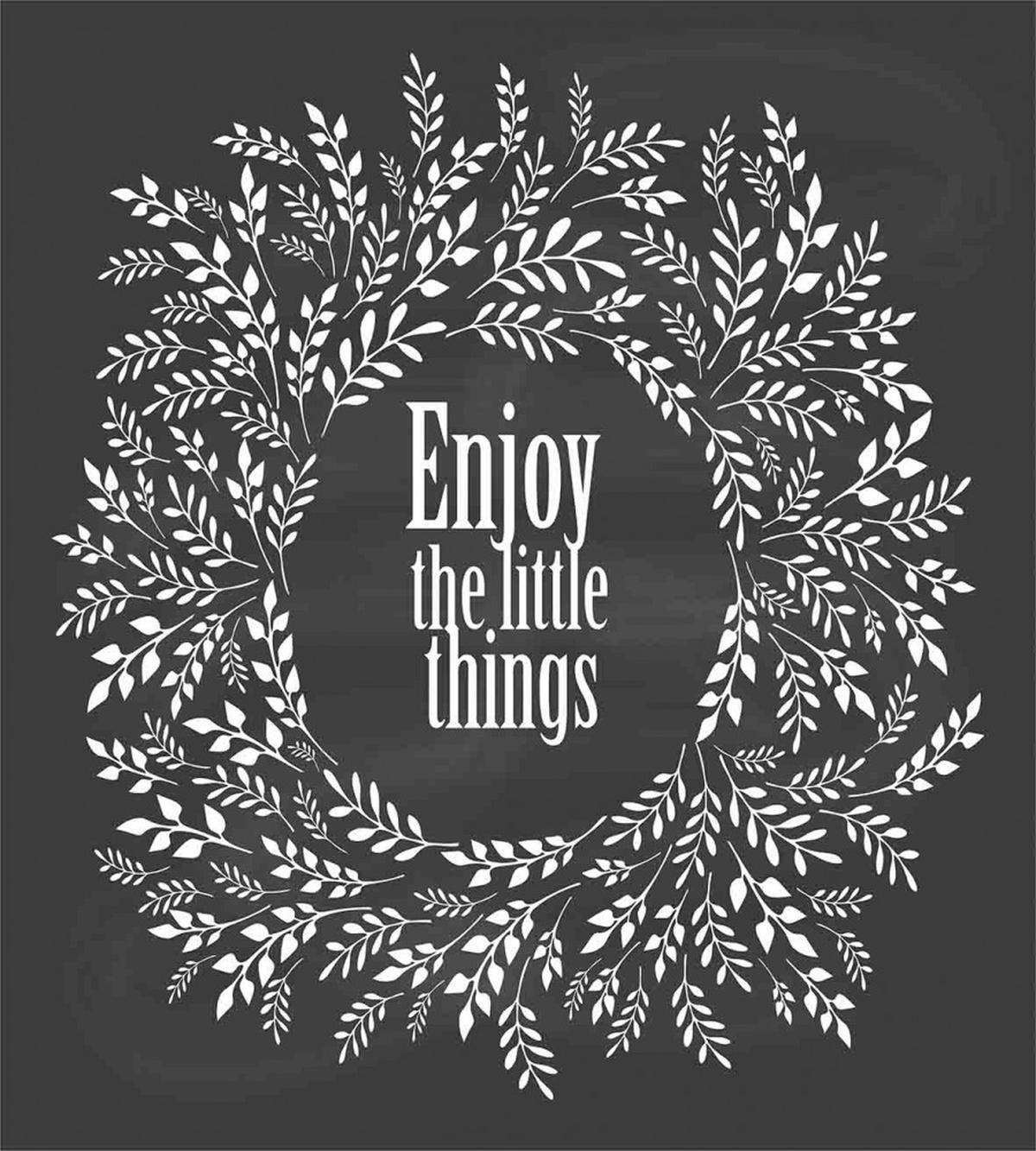 Wreath with a Phrase — Pattern