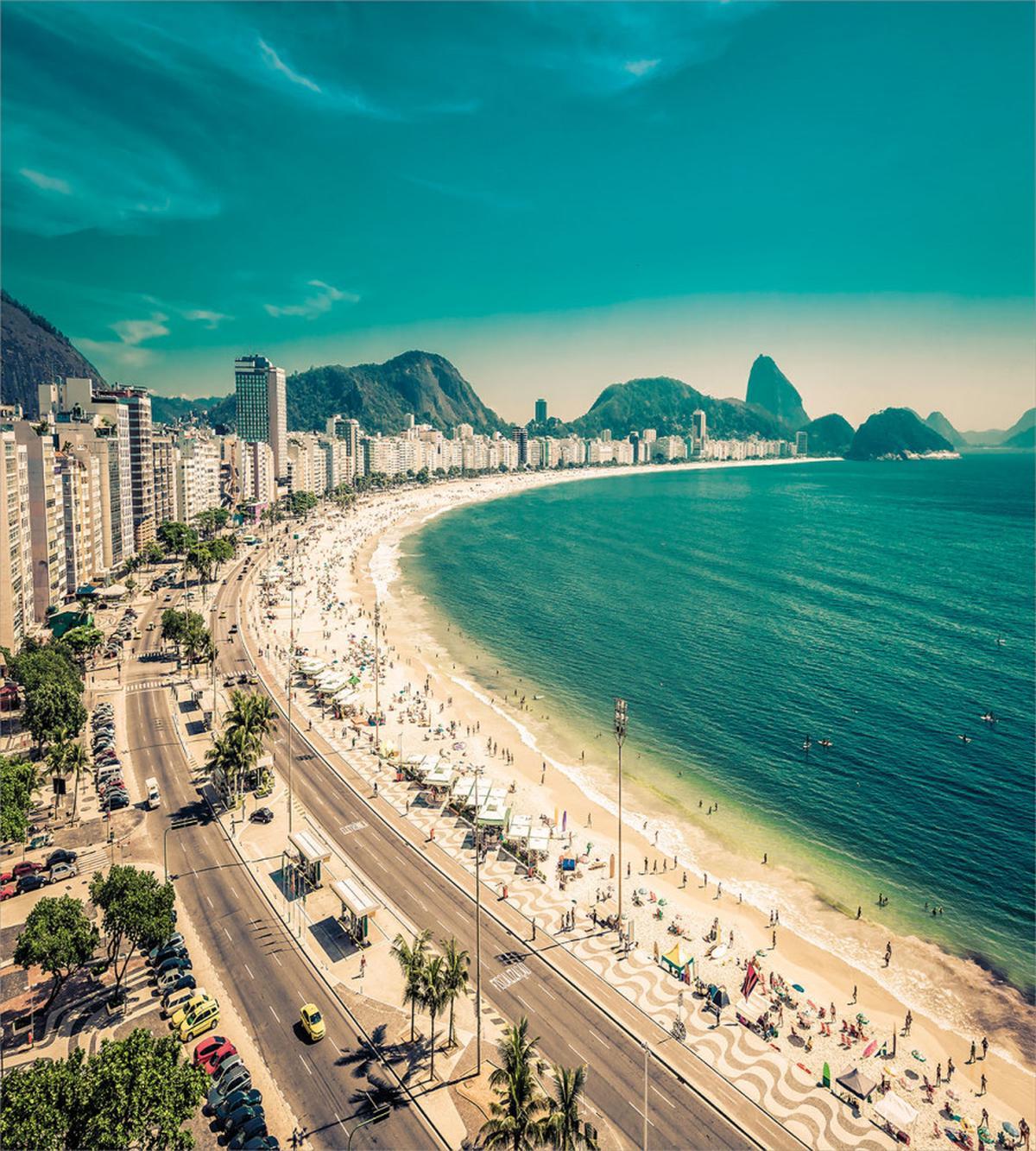 Copacabana Beach Art — Pattern