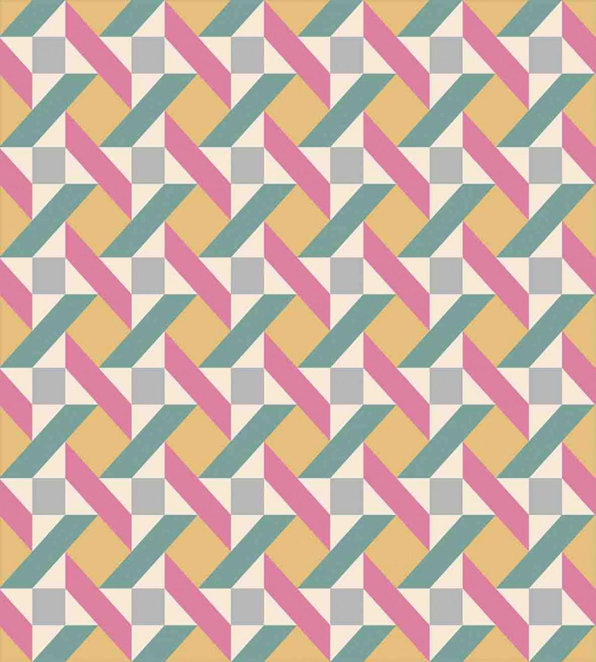 Pastel Rhombus Mosaic — Pattern